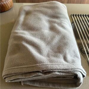 King Gray Fleece Blanket